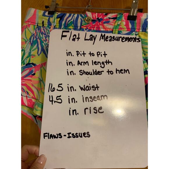 Lilly Pulitzer The Callahan Floral Size 4 Summer Shorts Women's - Picture 4 of 6